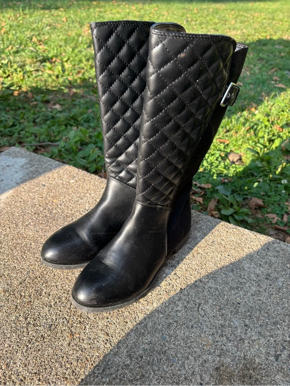 Black Boots by Olive & Edie Full Zip Teagan Girls 4M -See details